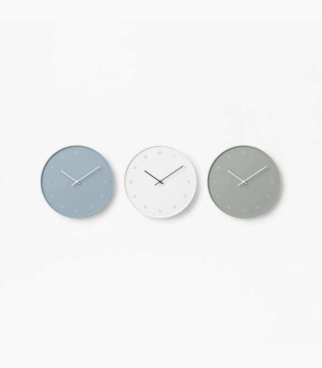Molecule Wall Clock Grey - Image 2