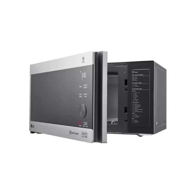 ميكروويف ال جي / شواية / انفرتر / 42لتر / 1500وات / سنيل + اسود - (MH8265CIS) - Image 3