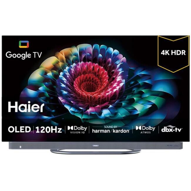 Haier, 65 Inch, 4K HDR, OLED, Google TV, Dolby Vision-Atmos,Harman/Kardon Sound 120Hz, MEMC