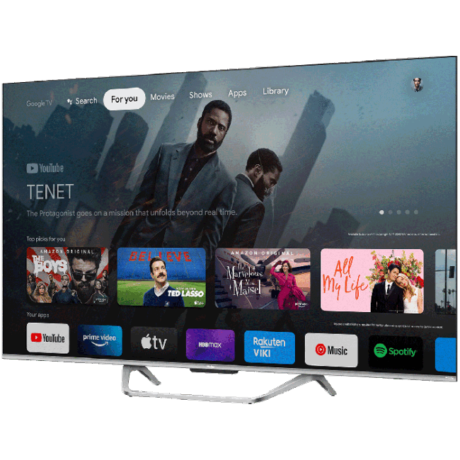 تلفزيون ذكي 55 بوصة هاير Gaming 120HZ H55S800UX QLED-4K نظام جوجل تي في - Image 4