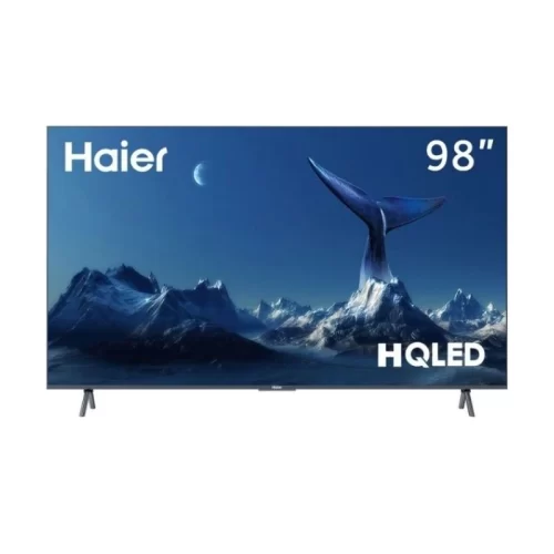 Haier, 98 Inch, 4K HDR, HQLED, Google TV, Dolby Vision-Atmos, Local dimming 120Hz, MEMC