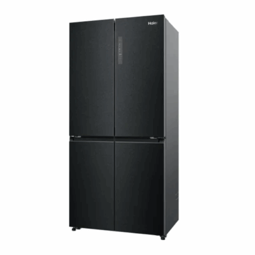 Haier Refrigerator 4-Door, 15.3 CF433 L, Twin Inverter, Black Stone - HRF-525MB